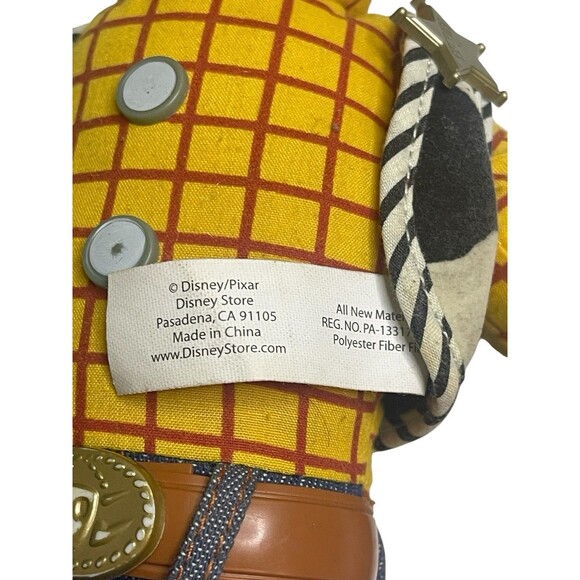 Disney Store Pixar Toy Story Talking Woody Pull String Doll 15" Working - Picture 9 of 16